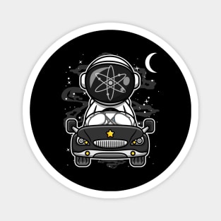 Astronaut Car Cosmos Crypto ATOM Coin To The Moon Token Cryptocurrency Wallet HODL Birthday Gift For Men Women Kids Magnet